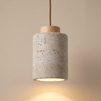 Suspension Design en Pierre Naturelle — Style Wabi Sabi pour Salon & Salle à Manger