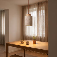 Suspension Design en Pierre Naturelle — Style Wabi Sabi pour Salon & Salle à Manger