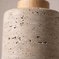 Suspension Design en Pierre Naturelle — Style Wabi Sabi pour Salon & Salle à Manger
