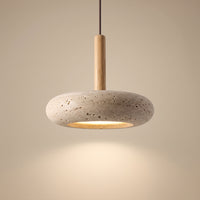 Suspension LED en Pierre Naturelle — Luminaire Design Salon & Salle à Manger