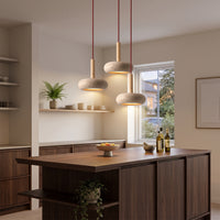 Suspension LED en Pierre Naturelle — Luminaire Design Salon & Salle à Manger