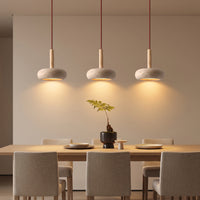 Suspension LED en Pierre Naturelle — Luminaire Design Salon & Salle à Manger